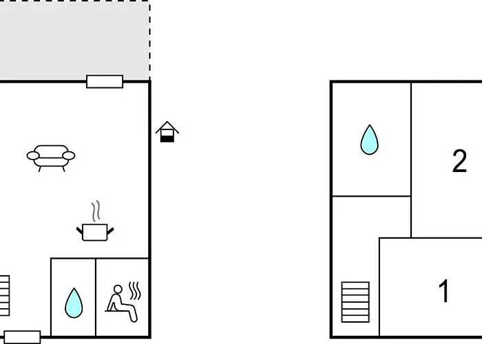 Reetdachhausschilf-idyll Vakantiehuis Garz (Usedom)
